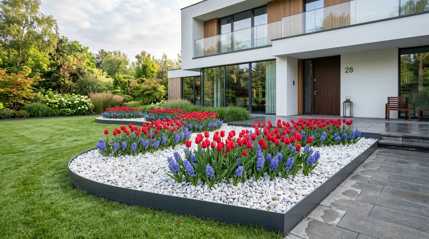 Rock Bed for a Dry, Clean Look
